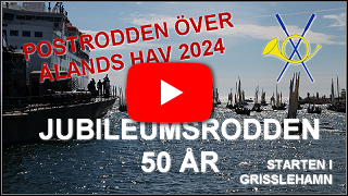 Starten för Jubileumsrodden 50 år över Ålands hav, från Grisslehamn till Eckerö.