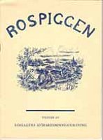 Omslag föreningen Roslagens Sjöfartsminnesförenings årsbok Rospiggen 1940
